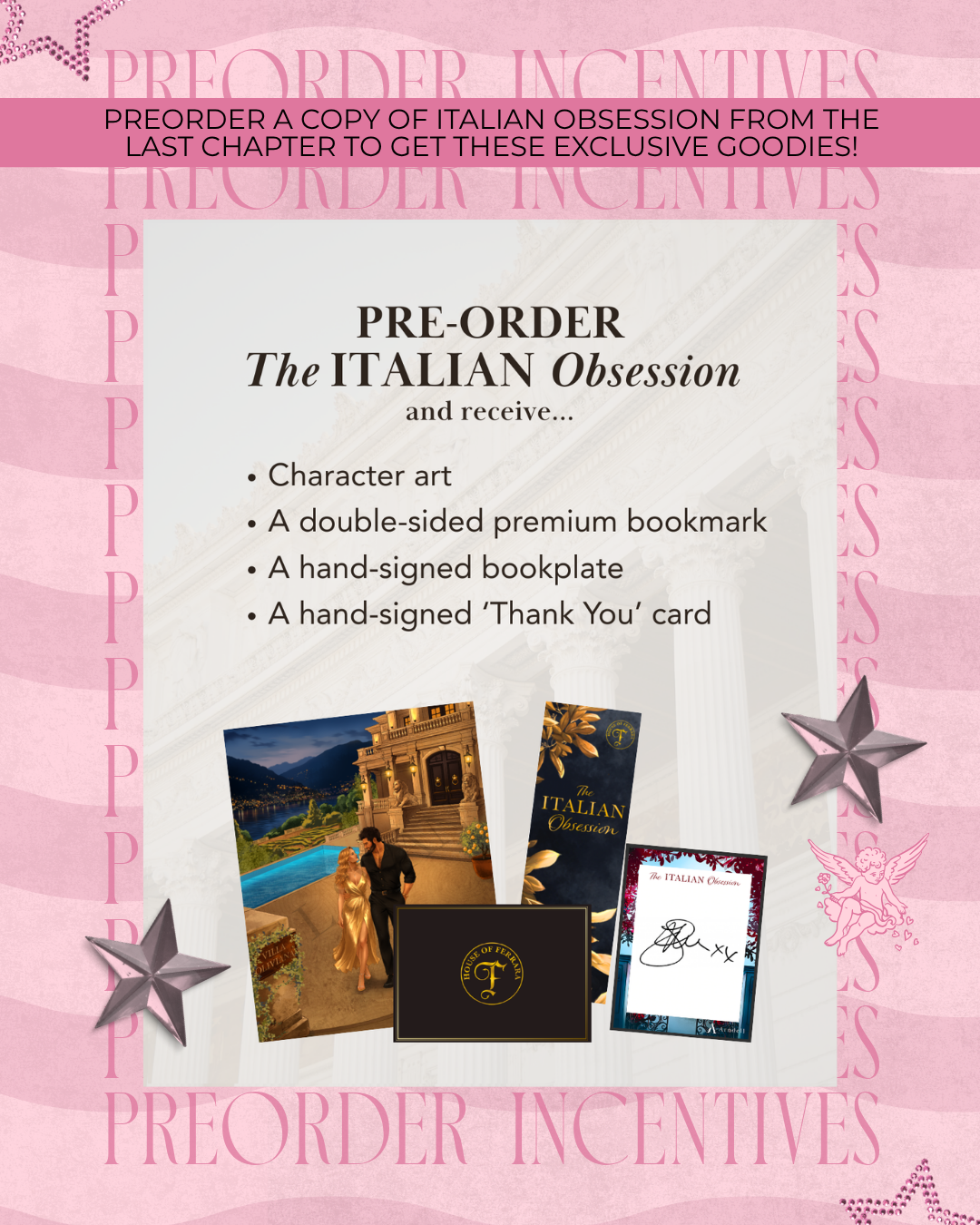 Italian Obsession Preorder Campaign