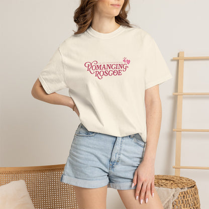 Romancing Roscoe T-shirt-White