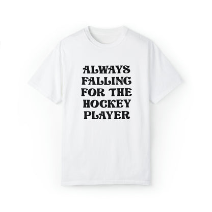 Falling for the Hockey Player Tee