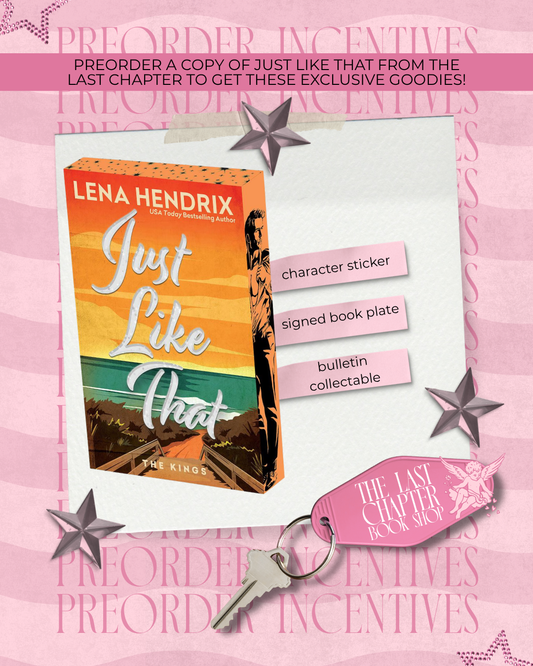 Just Like That Preorder Campaign